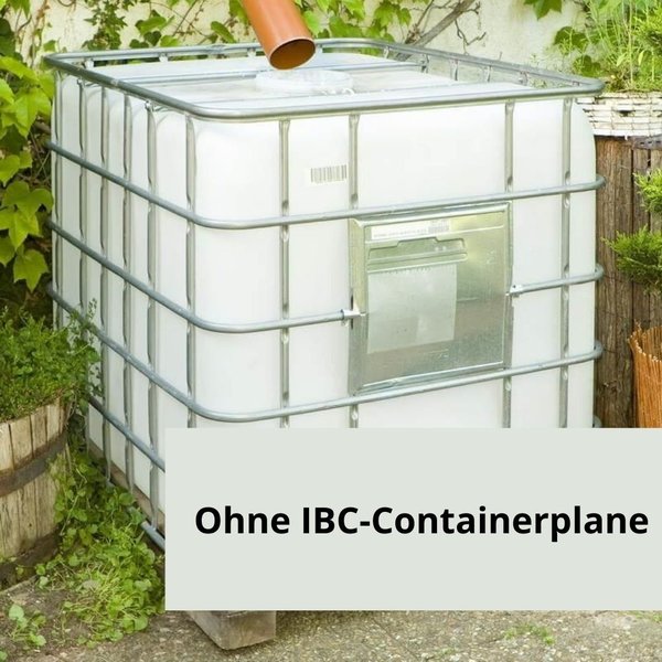 IBC Containerplane 140g/m²  Wassertank Abdeckung anthrazit