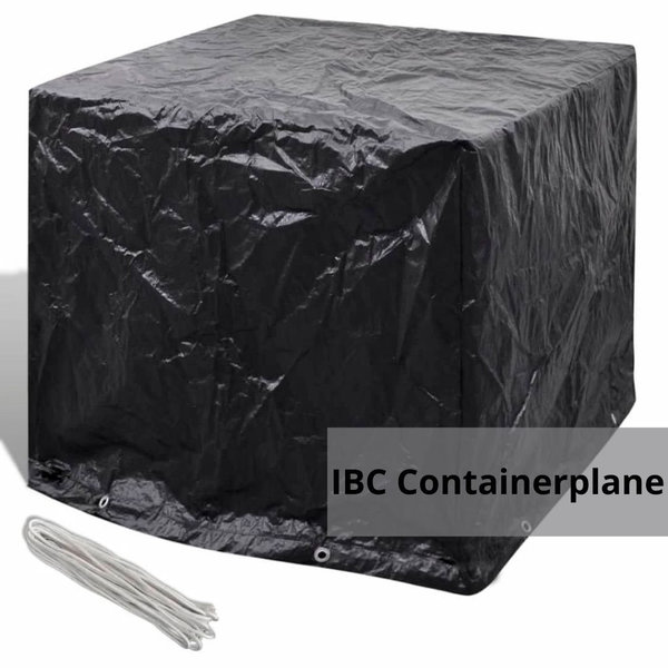 IBC Containerplane Wassertank Abdeckung schwarz
