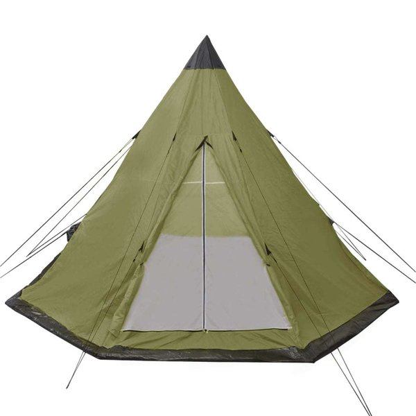 Tipi Zelt für 4 Personen Grün Campingzelt